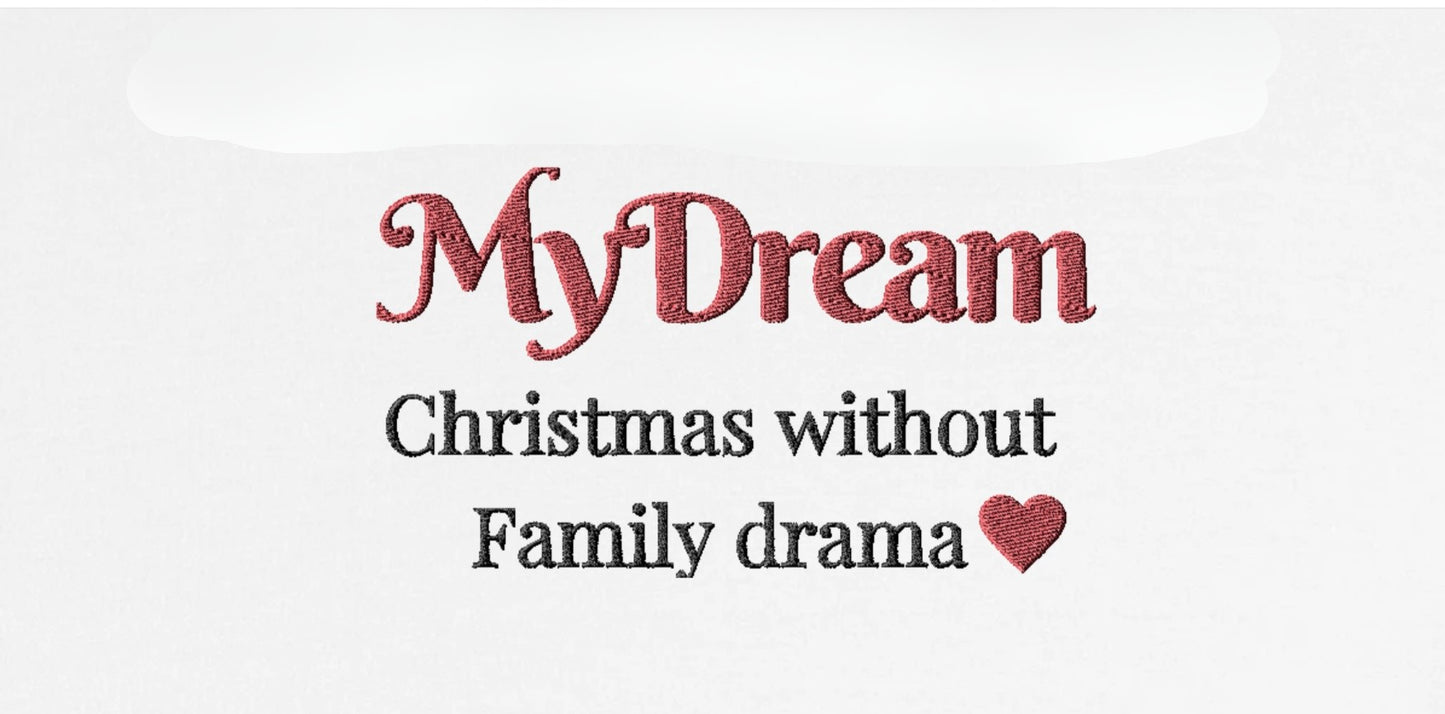 Christmas Sweatshirt - Embroidered