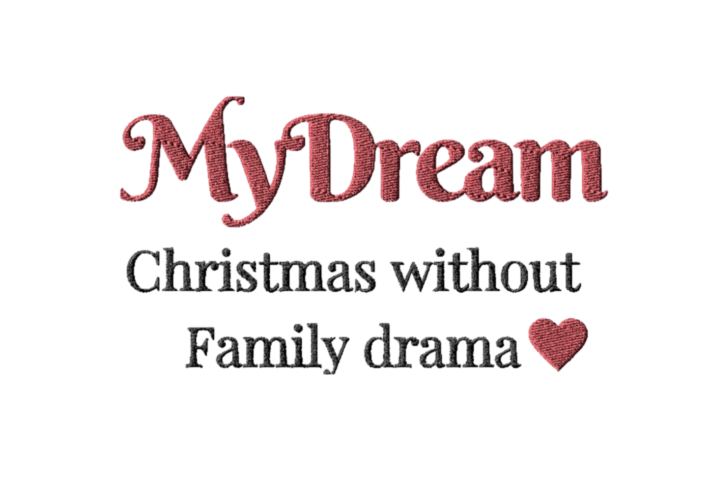 Christmas Sweatshirt - Embroidered